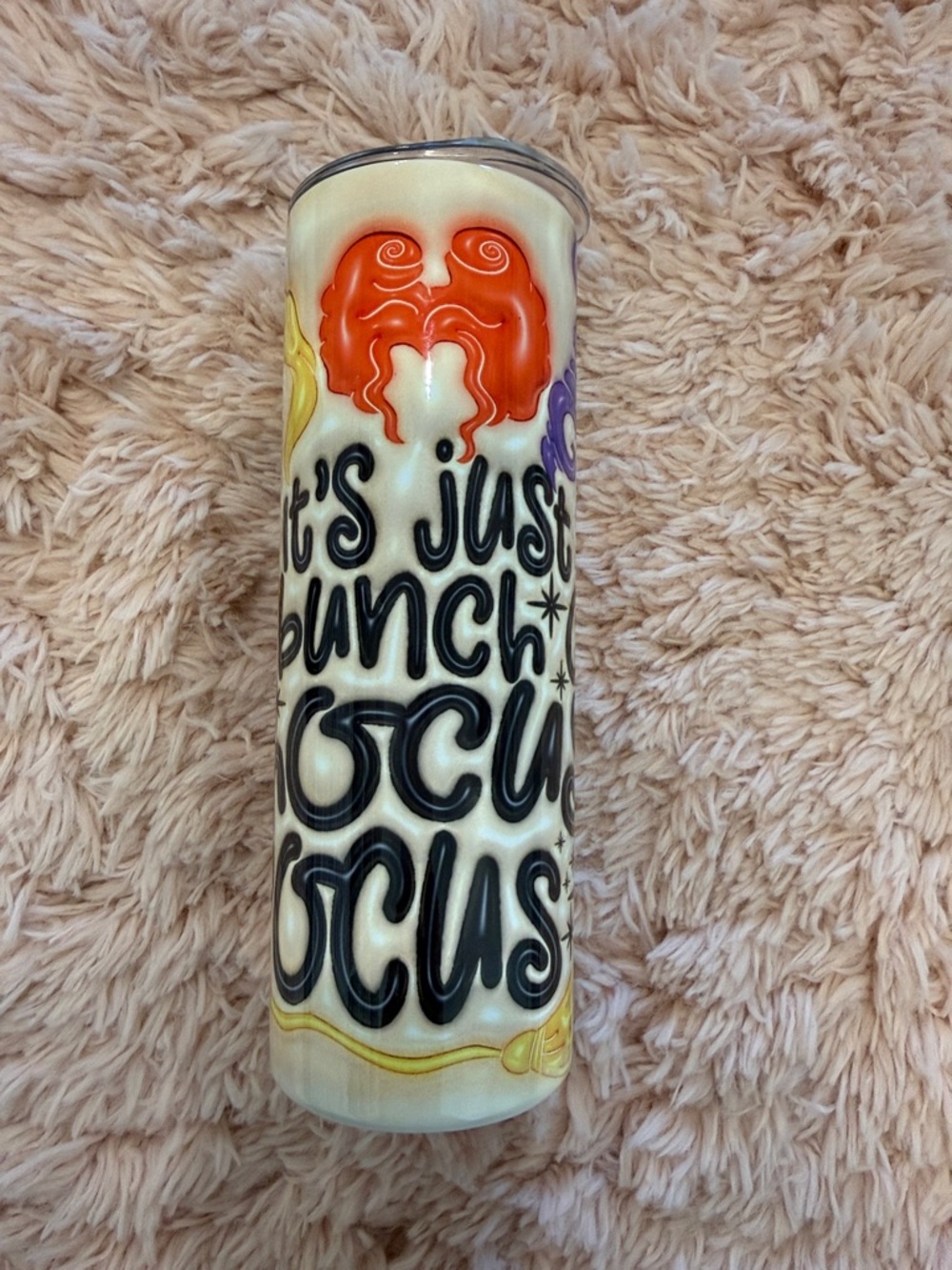 It’s just a bunch of Hocus Pocus stainless steel tumbler